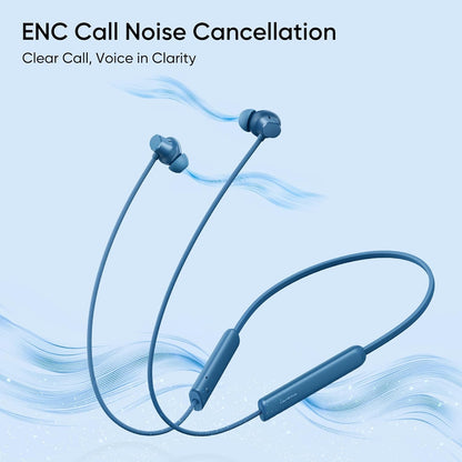 Realme Buds Wireless 5 Lite in Ear Bluetooth Neckband with 12.4 mm Dynamic Bass Boost Driver,Upto 35 Hours Playback,45ms Low Latency,IP55 Dust & Water Resistant, Bluetooth V5.4 (Void Black)