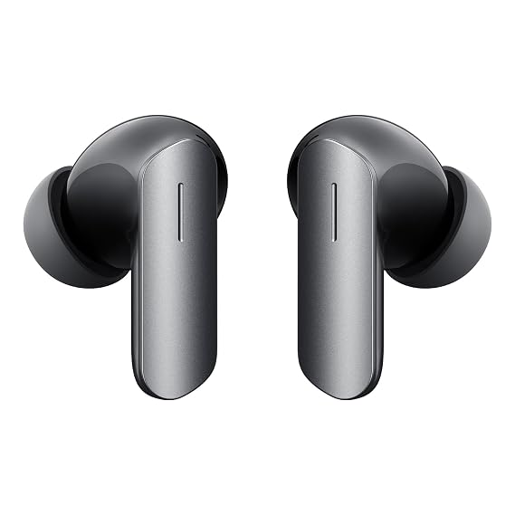 realme Earbuds Air 7 True Wireless,12.4mm Dynamic Bass Drivers,52Hrs Playtime,52dB Hybrid ANC,6 Mic ENC,45ms Low Latency,360° Spatial Audio,Hi-Res LHDC,IP55 Dust & Water Resistant,BT v5.4(SlateGrey)