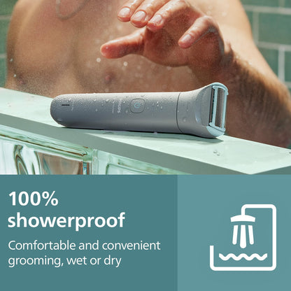 Philips Body & Balls Trimmer for Men Private Parts | Safe Intimate Grooming | Clinically Tested on Sensitive Skin | 100% Showerproof | 60min runtime | 5yrs* Warranty | India's #1 Men's Trimmer*|BG3470