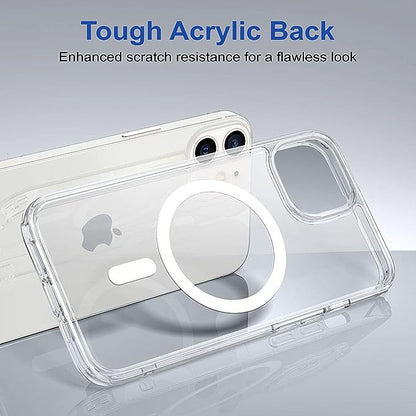 Amazon Basics TPU Back Case Cover for iPhone 12/iPhone 12 Pro|Compatible for iPhone 12/iPhone 12 Pro Back Case Cover|Scratch-Resistant Back Case Cover|Clear