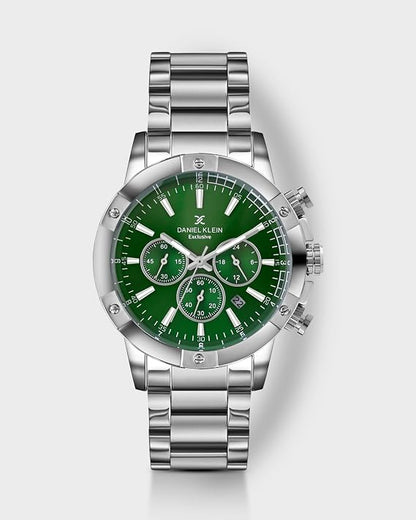 Daniel Klein Metal Men's Green Dial Analogue Watch - Dk.1.14095-7