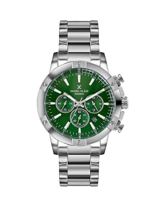Daniel Klein Metal Men's Green Dial Analogue Watch - Dk.1.14095-7