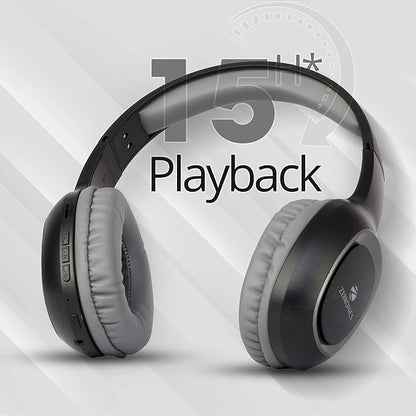 ZEBRONICS PARADISE NEO ENC Bluetooth & Wired (Black, On the Ear)