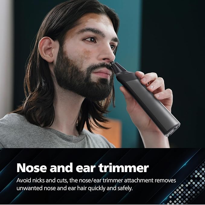 Philips All in One Trimmer I 13 in 1 for Face, Head and Body I Beard Sense Technology | 120 Mins Run Time with Quick Charge I MG7920/65