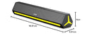 VW Chaser Bar | 30W Bluetooth SoundBar | 2.0 Channel | Multiple Connectivity & Sleek Design (Black)