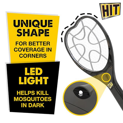 HIT Anti Mosquito Racquet Rechargeable Insect Killer Bat with LED Light