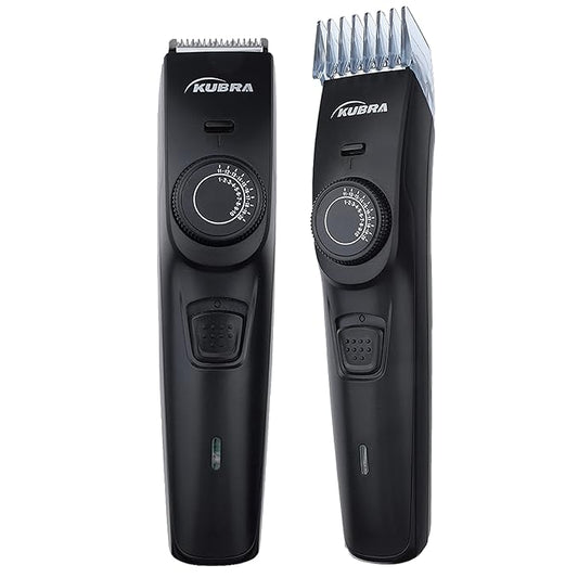KUBRA KB-1088 20 Length Settings Rechargeable Trimmer 40 min  Runtime 20 Length Settings (Black)
