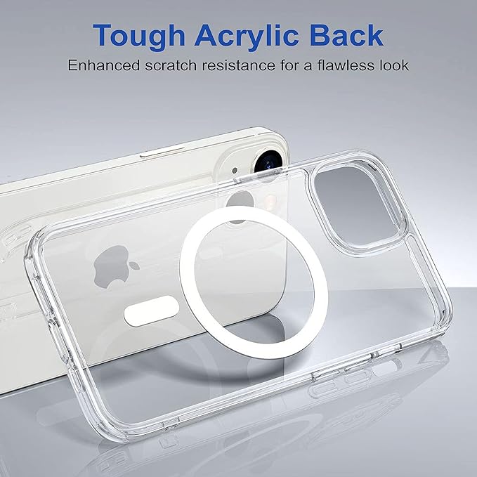 Amazon Basics Back Case Cover for iPhone 13 (Thermoplastic Polyurethane_Clear)