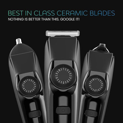 TAGG Saber X 3 In 1 Trimmer,Ip7 Rated- Onyx Black, Men