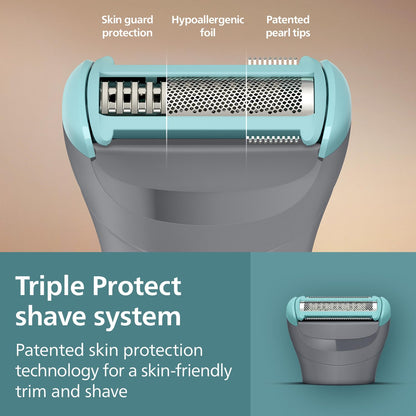 Philips Body & Balls Trimmer for Men Private Parts | Safe Intimate Grooming | Clinically Tested on Sensitive Skin | 100% Showerproof | 60min runtime | 5yrs* Warranty | India's #1 Men's Trimmer*|BG3470