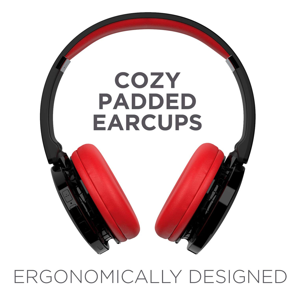 boAt Rockerz 370 On Ear Bluetooth Headphones with mic, Upto 12 Hours Playtime, Cozy Padded Earcups and Bluetooth v5.0(Fiery Red)