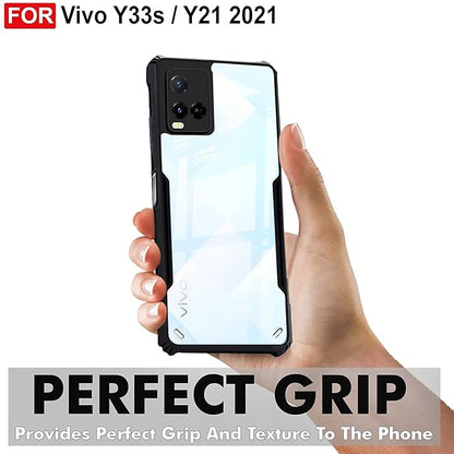 Amazon Brand - Solimo Mobile Cover for Y33s / Vivo Y21 2021 (Polycarbonate_Transparent)