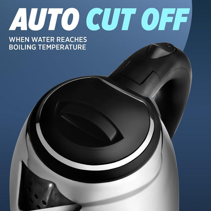 MILTON GO ELECTRO Electric Kettle (1.8 L, Silver)