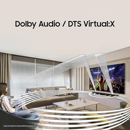 Samsung Soundbar (HW-B67E/XL) Wireless Subwoofer,Dolby 5.1ch & DTS Virtual X Experience Sound