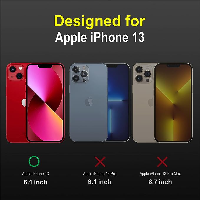 Amazon Brand - Solimo Back Case Cover for Apple iPhone 13, Apple iPhone 13 Back Case Cover, Matte Soft Flexible Silicone, Liquid Silicone Case for Apple iPhone 13 with Camera Protection - Black