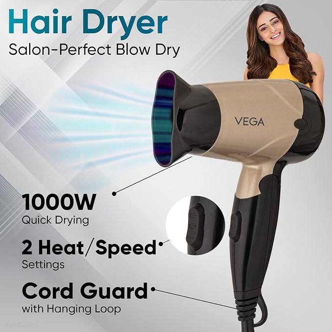 Vega Hair Dryer Straightener Curler Combo Vega Hair Dryer Flat