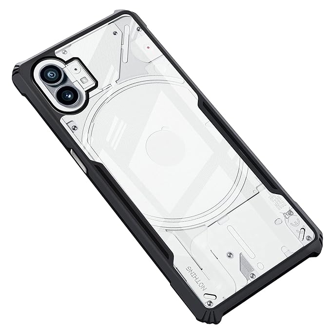 Amazon Brand - Solimo Mobile Cover for Nothing Phone (Polycarbonate_Black)