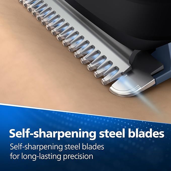 Philips India's No.1 Men's Trimmer* | Lift & Trim Technology | Skin Friendly Beard Trimmer for Men | Effortless Styling | Self-Sharpening Blades | 60 mins runtime | 3 yrs warranty* | BT3325/30