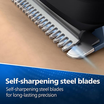 Philips India's No.1 Men's Trimmer* | Lift & Trim Technology | Skin Friendly Beard Trimmer for Men | Effortless Styling | Self-Sharpening Blades | 60 mins runtime | 3 yrs warranty* | BT3325/30