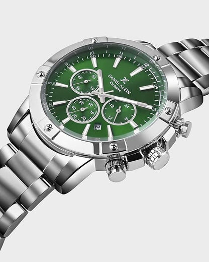 Daniel Klein Metal Men's Green Dial Analogue Watch - Dk.1.14095-7