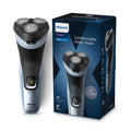 Philips Electric Shaver for Men | Comfortable Clean Shave | SkinProtect Technology | Wet and Dry Shave | 4D Flex Heads | Anti-Corrosion System | 5 Min Quick Charge | Pop-up Trimmer | Cordless | Waterproof | 2 Year Warranty | X3063/03,Blue