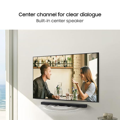 Samsung Soundbar (HW-B67E/XL) Wireless Subwoofer,Dolby 5.1ch & DTS Virtual X Experience Sound