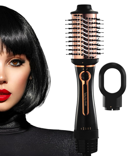 Urban yog MakeMeeBold 3-in-1 Hot Air Brush| 1.5-inch Barrel | Hair Dryer Hair Straightener Volumizer Blow Dryer Styling Tool,1200 Watt | Gifts for Woman, Multicolour