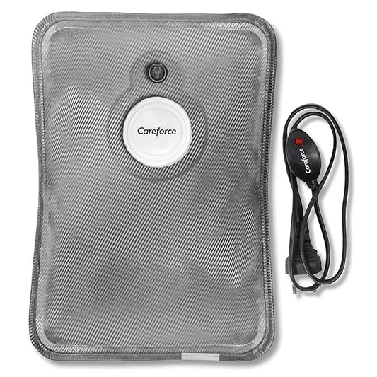 Careforce Electric Hot Water Bag Electric Hot Bag Heating Bag Hot Gel Bag Electric Warm Water Bag Heat Bag Hot Pack - Grey