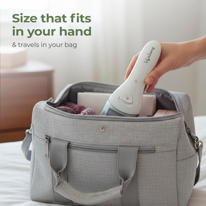 Lifelong LLPCW04 PediGlide Soft+ 3-in-1 Callus Remover For Feet | Electronic Foot Scrubber for Dead Skin | 3 Changeable Roller Heads | Focus Light | Dual Speed Settings | Crack Heel Repair Pedicure Machine