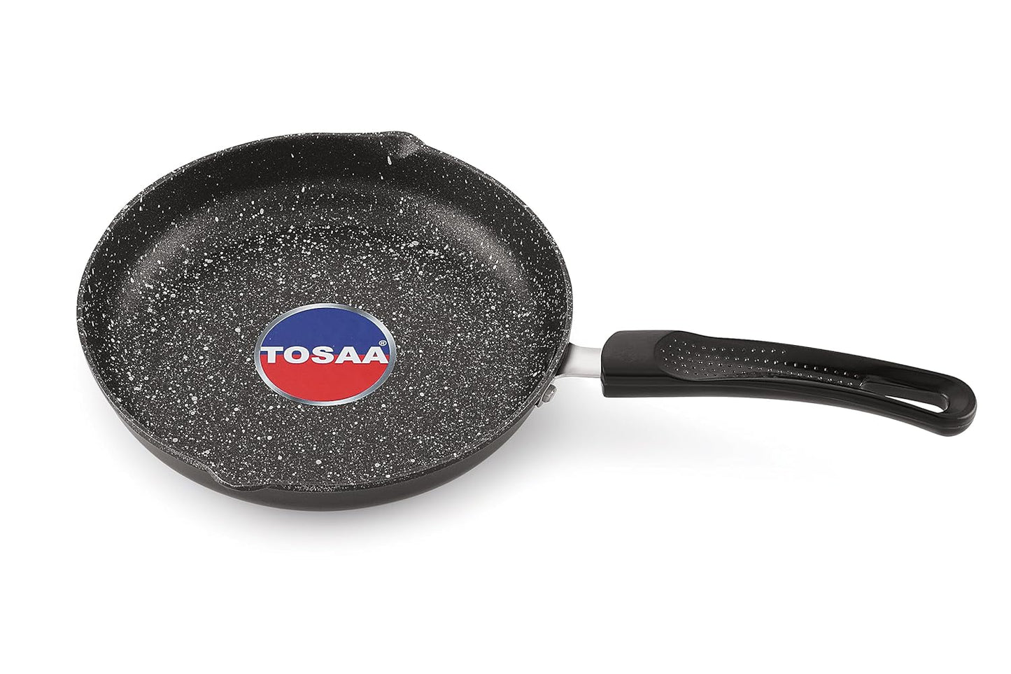 PAN COMBO 🍴(Tosaa Non Stick Diecast Mini Pan 17Cm,Black & The Earth Store Ecoluxe Iron Tadka Pan, 100mm, Black)