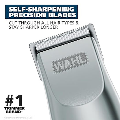 Wahl Groomsman Cordless/Battery Operated Beard and Mustache Trimmer (Black)