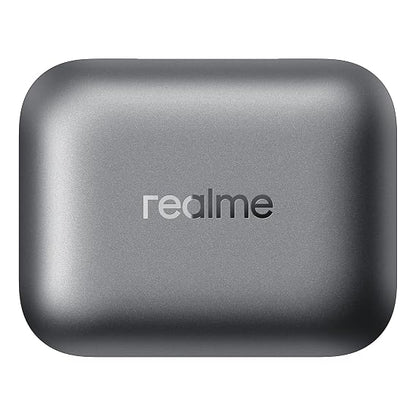 realme Earbuds Air 7 True Wireless,12.4mm Dynamic Bass Drivers,52Hrs Playtime,52dB Hybrid ANC,6 Mic ENC,45ms Low Latency,360° Spatial Audio,Hi-Res LHDC,IP55 Dust & Water Resistant,BT v5.4(SlateGrey)