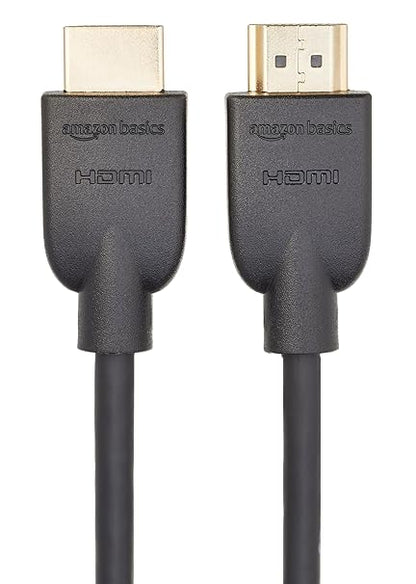 Amazon Basics High-Speed HDMI Cable - 10 Feet (Latest Standard) - Supports Ethernet, 3D, 4K video,Black