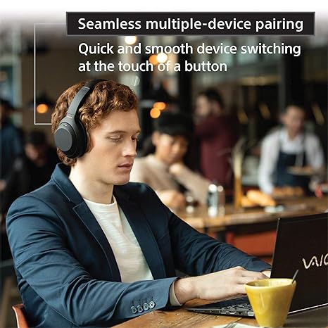 Sony WH-1000XM5 Wireless The Best Active Noise Cancelling Headphones, 8 Mics for Clear Calling, 40Hr Battery, 3 Min Quick Charge = 3 Hours Playback, Multi Point Connectivity, Built-in Alexa - Blue