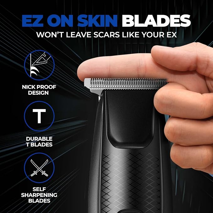Beardo EZ Ape-X Beard Trimmer for Men | Trimmer for Gen Z | 110 Mins Runtime | 7000 RPM Powerful Motor | Multiple Length Settings | Durable Trimmer