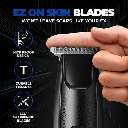 Beardo EZ Ape-X Beard Trimmer for Men | Trimmer for Gen Z | 110 Mins Runtime | 7000 RPM Powerful Motor | Multiple Length Settings | Durable Trimmer