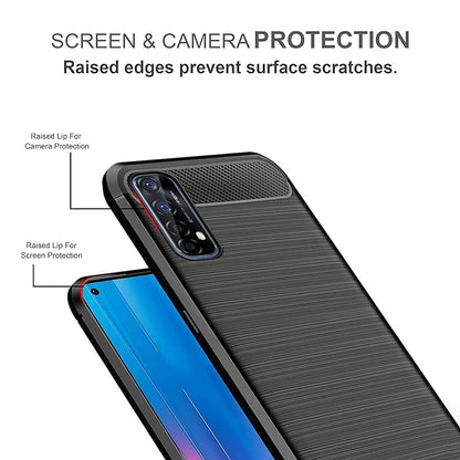 Amazon Brand - Solimo Back Cover Case for Realme 7 / Narzo 20 Pro / Narzo 30 4G | Compatible for Realme 7 / Narzo 20 Pro / Narzo 30 4G Back Cover Case | Soft and Flexible (TPU | Matte Black)