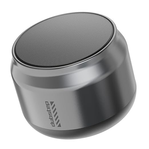 Dubstep Pop 600 Wireless Speaker, 15 Hrs Playtime, 52mm Driver, TWS Pairing, 6W Output Bluetooth Speakers (Grey)