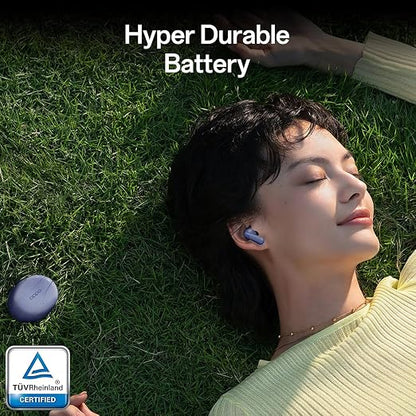 OPPO Enco Buds3 Pro+ True Wireless in-Ear Earbuds, 12.4mm Titanium Driver,32dB ANC & Transparency Mode, 43H Total Playtime, 47ms Low Latency, Bluetooth5.4, IP55, (Sonic Blue)