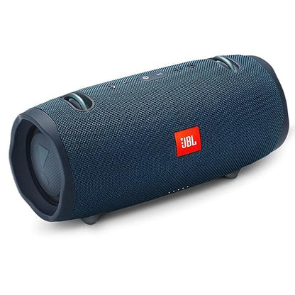 JBL Xtreme 2, Wireless Portable Bluetooth Speaker, Signature Sound with Powerful Bass Radiator, 10000mAh Built-in Powerbank, Rugged Fabric Design, Connect+, IPX7 Waterproof & AUX (Blue)