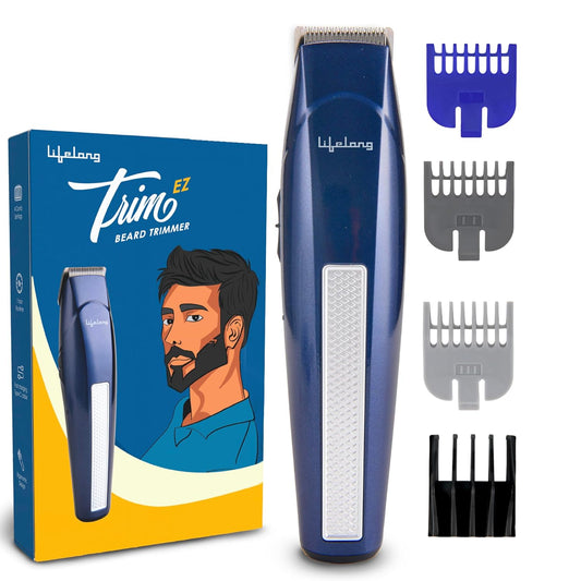 Lifelong LLPCM101 Trimmer Men Beard | Cordless Trimmers for Man | All in One Best Trimmers for Men 2026 | Beard Styling Multiple Length Combs(1-10mm), Type C Quick Charge, 60 Min Runtime, Top 10 Hair Trimmers