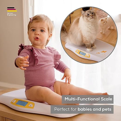 Beurer Digital Bathroom Scale With Reliable German Technology (Baby Scale - BY80)