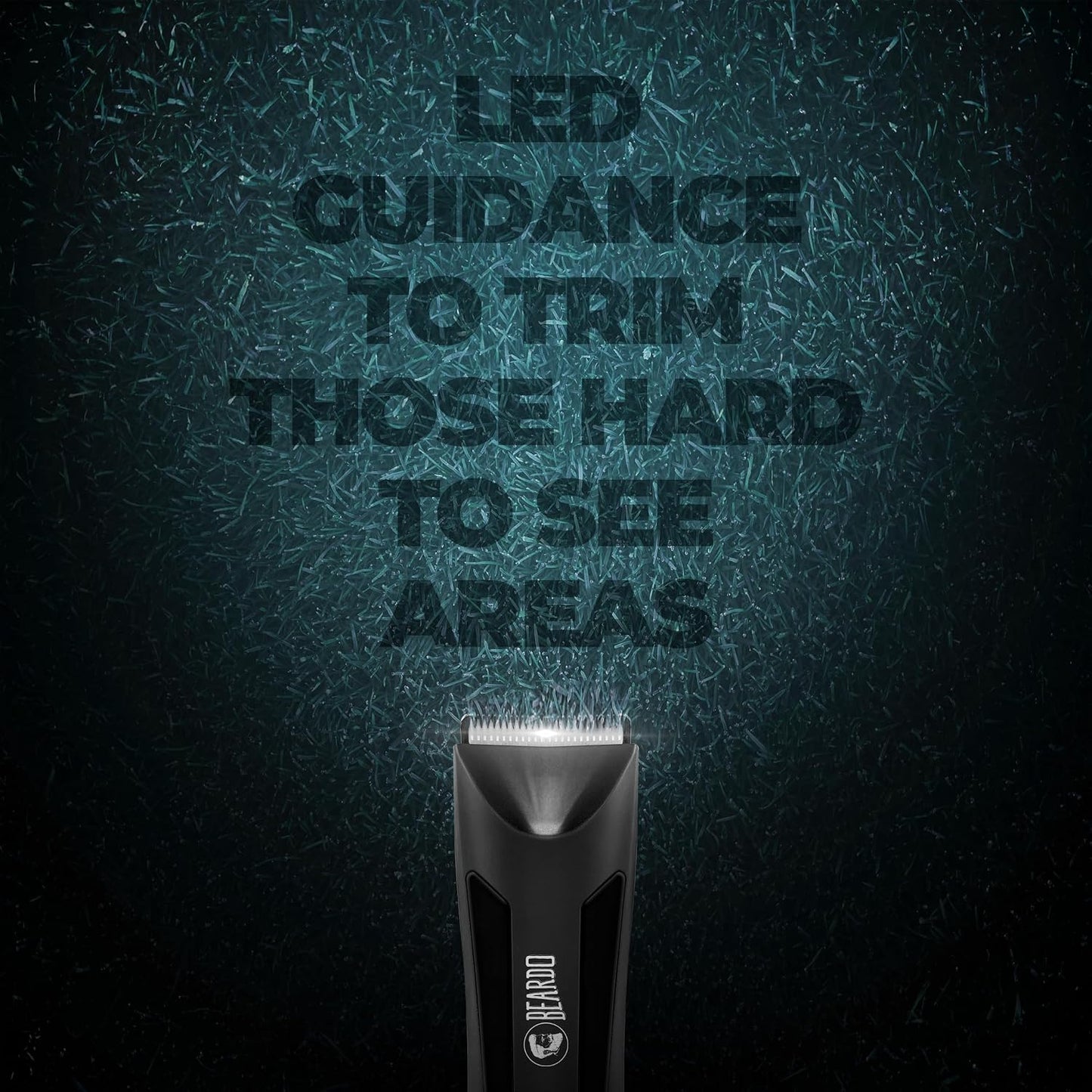 Beardo incrediBALL Trimmer for Men | Ball Trimmer for Men with Skin Safe Tech | No Nicks with Ceramic Blades | Shower friendly IPX5 Water resistant | LED display, LED torch, Dock | Use as per directions | Intimate grooming tool for private parts