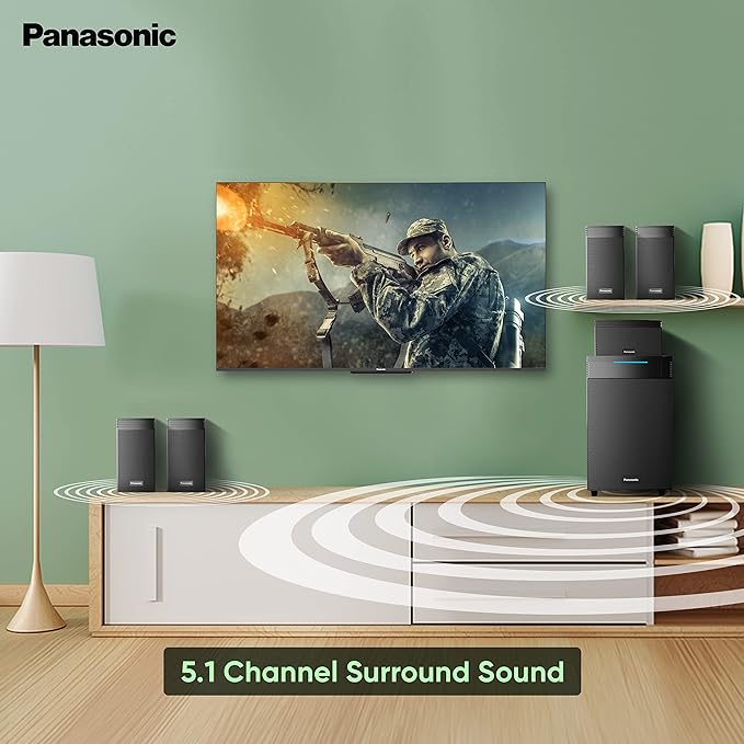 Panasonic SC-HT550GW-K 150 W Bluetooth Home Theatre (Black, 5.1 Channel)