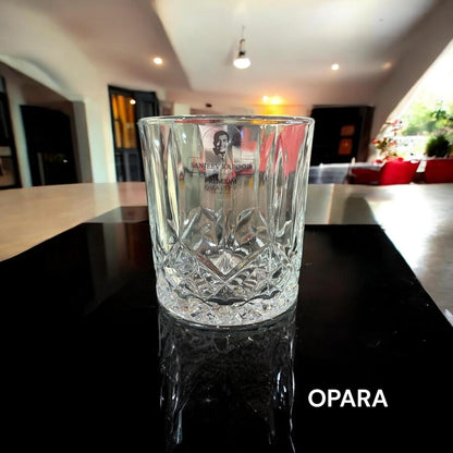 Sanjeev Kapoor OPARA Whisky Glass Set of 6 Psc, 330 ml, Bar Glass for Drinking Bourbon, Whisky, Scotch, Cocktails, Cognac- Old Fashioned Cocktail Tumblers, Perfect for Home, Restaurants & Parties.