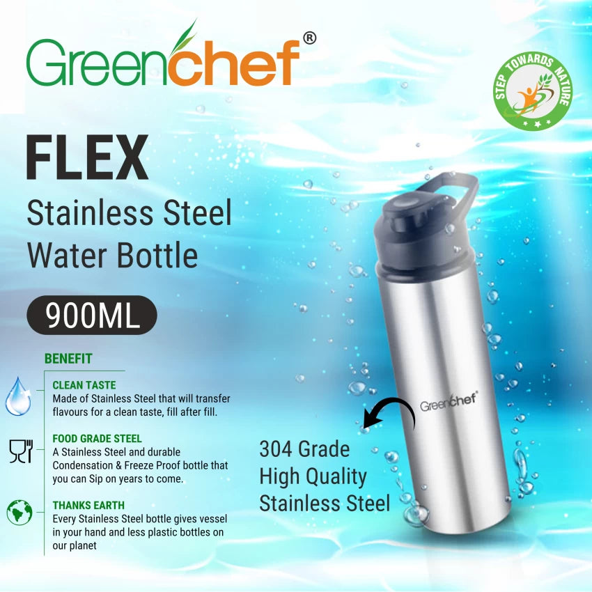 Greenchef Kettle 1.5L Flex 900 ML Stainless Steel water Bottle Electric Kettle