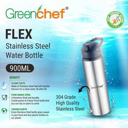 Greenchef Kettle 1.5L Flex 900 ML Stainless Steel water Bottle Electric Kettle