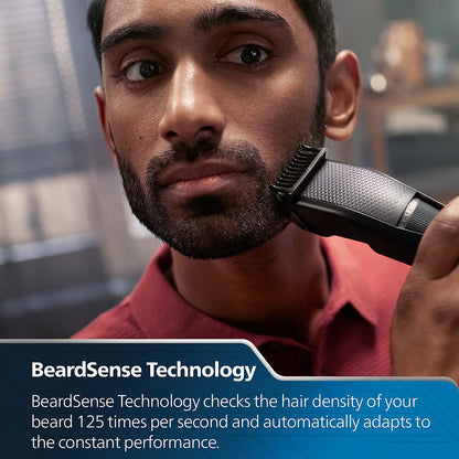 Pro Beard Trimmer & Styler 2.5X Higher Precision | BeardSense Tech I Titanium Blades I up to 90 min runtime | BT3441/30