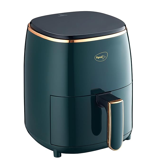 Pigeon Healthifry Digital Air Fryer, 360° High Speed Air Circulation Technology 1200 W with Non-Stick 4.2 L Basket