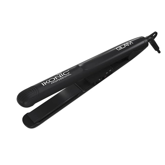 Ikonic Professional IKP-G Women Hair Straightener With Professional Cutting-Edge Glam Hair Straightener (Black)